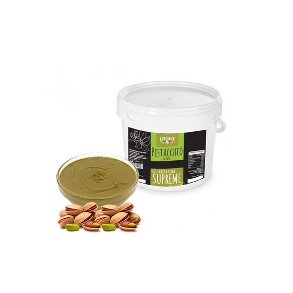Supreme Pure Roasted Pistachio Paste 1KG TUB from 이탈리아 supplied by Omnia Group Srl - 피스타치오 오일