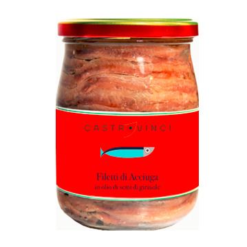 Anchovy Fillets in Sunflower Oil from 모로코 supplied by INDUSTRIA ITTICA TORRENOVESE SRL. - Jar 통조림 또는 병에 든 멸치