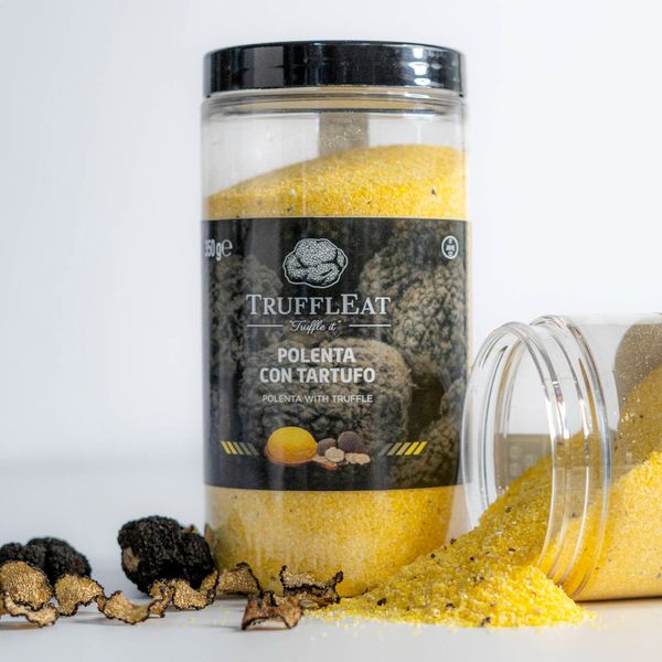 Polenta with black summer truffle 350 gr from 이탈리아 supplied by Truffleat - Whole Wheat (=Whole Grain=Wholegrain) 밀가루