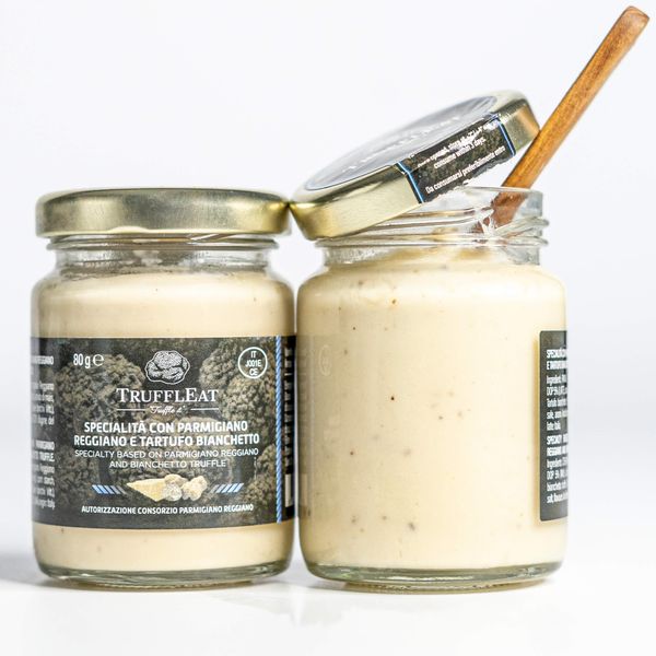 Cream of parmesan cheese and white truffle 80 gr from 이탈리아 supplied by Truffleat - 크림 치즈