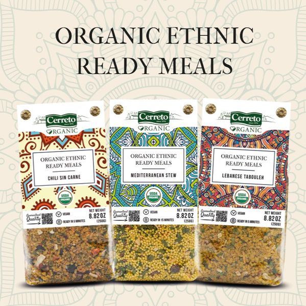 Organic Ethnic Ready Meals from 이탈리아 supplied by Cerreto Organic - Good Quality 기타 콩류