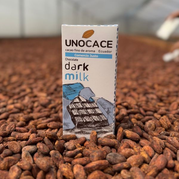 🍫 Milk Chocolate Bar – 90g from Ecuador supplied by UNOCACE - Pure Chocolate