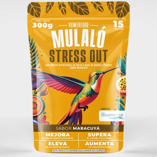 MULALÓ Stress Out - Passion Fruit Flavor from 에콰도르 supplied by Incremar CIA. LTDA. - Passion Fruit 인스턴트 분말 음료