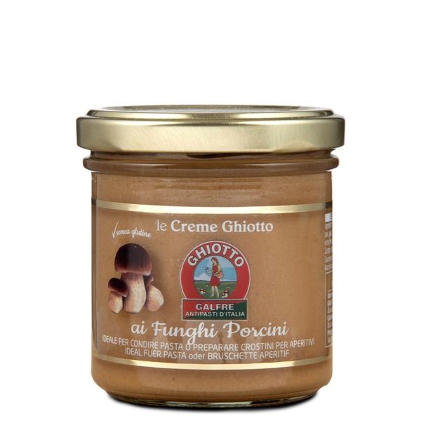Porcini mushrooms cream 140 g. from Italy supplied by Galfrè Antipasti d'Italia - Porcini Mushroom