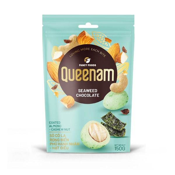 SEAWEED CHOCOLATE COATED NUTS 150G - 75G · Vietnam from 베트남 supplied by FANCY FOODS MANUFACTURE TRADING COMPANY LIMITED - Pure 초콜릿