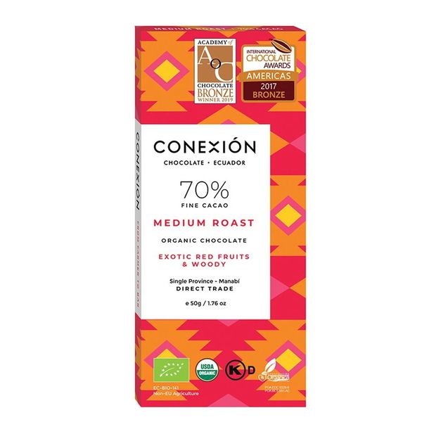 Manabí 70% Bar: Dark Chocolate from 에콰도르 supplied by CONEXIÓN Chocolate - Bars 초콜릿