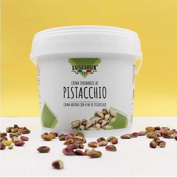 Anhydrous Pistachio Cream 45% for Filling from 이탈리아 supplied by Omnia Group Srl - Conventional Canned or Jarred Pistachio