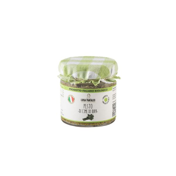 Luisa Pantaleo Organic Turnip Tops Pesto, Made in Italy from 이탈리아 supplied by Pantaleo Agricoltura - Green 순무