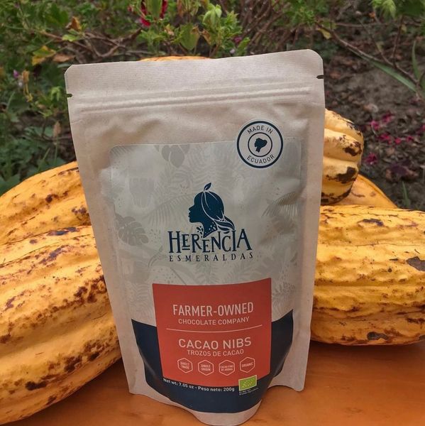 Herencia Esmeraldas – Organic Cacao Nibs from Ecuador supplied by Herencia Chocolate - Cocoa Nibs (=Cacao Nibs) Cocoa Bean