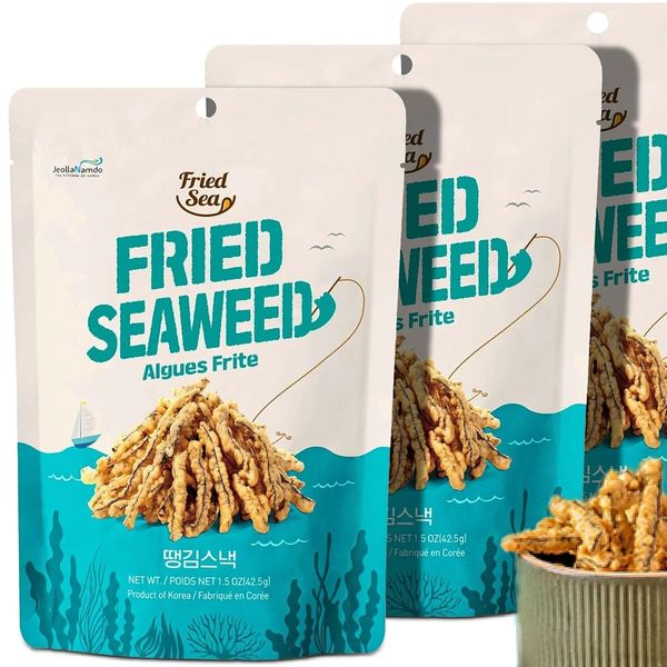 Fried Seaweed from 대한민국 supplied by ARAWOOM CO.,LTD - Sticks 수산물 스낵