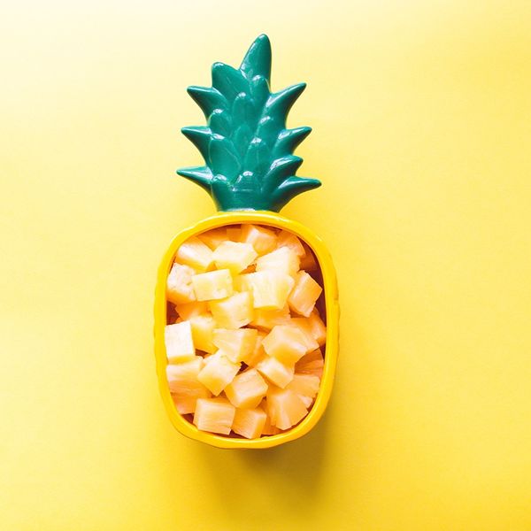 Pineapple from 코트디부아르 supplied by SAYAD TRADING COMPANY - Plastic Box 냉동 파인애플