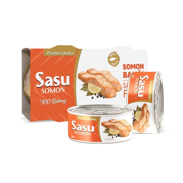 Canned salmon fish from 튀르키예 supplied by sasu su ürünleri A.Ş - 통조림 참치 통조림