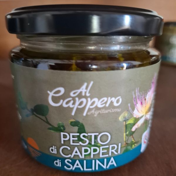 Capers Pesto of Salina from 이탈리아 supplied by Agriturismo Al Cappero - Organic 케이퍼