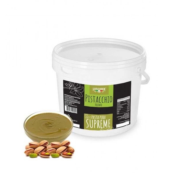 Supreme Pure Roasted Pistachio Paste 3 KG BUCKET from 이탈리아 supplied by Omnia Group Srl - 피스타치오 오일