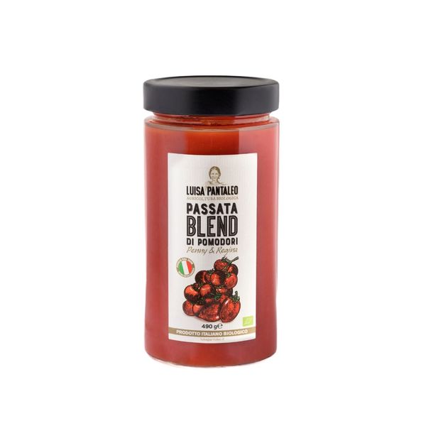Luisa Pantaleo Passata Blend of Penny and Regina Organic Tomatoes, Made in Italy from 이탈리아 supplied by Pantaleo Agricoltura - 빨간색 토마토소스