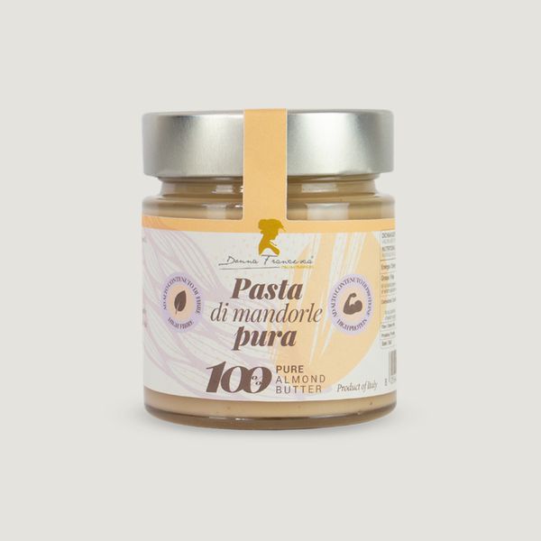 Pure Almond Butter - 230g - Premium Quality from Italy supplied by Donna Francesca - Almond Butter