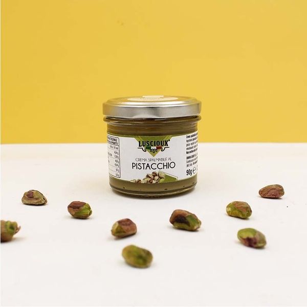 Pistachio spreadable cream with 45% Pistachios 90 G SMALL POT from 이탈리아 supplied by Omnia Group Srl - Conventional Canned or Jarred Pistachio