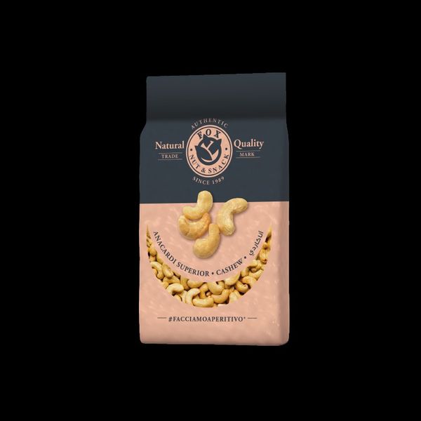 Dry Roasted Cashews from Italy supplied by Fox Italia - Roasted - Unsalted Cashew Nut Kernel