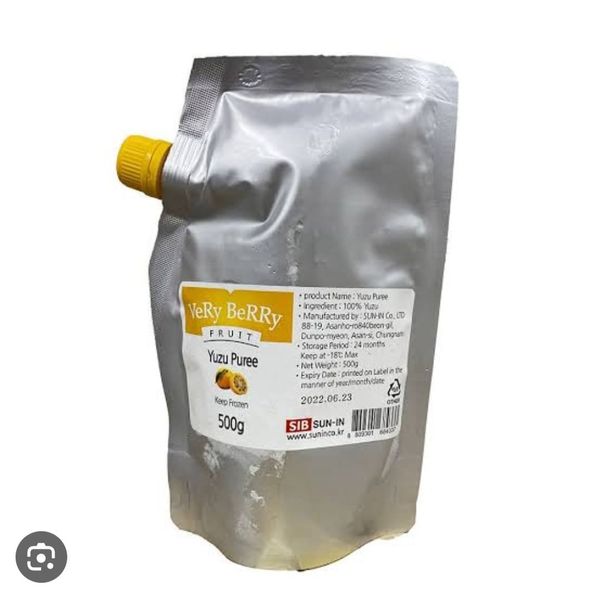 Yuzu Puree from South Korea supplied by EDENFOOD FARMER ASSOCIATION - Orange Concentrate