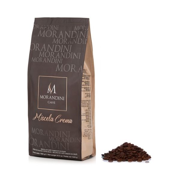 Miscela Crema Arabica & Robusta, 1 Kg whole beans from 이탈리아 supplied by Caffè Morandini Srl - 갈색 볶은 원두