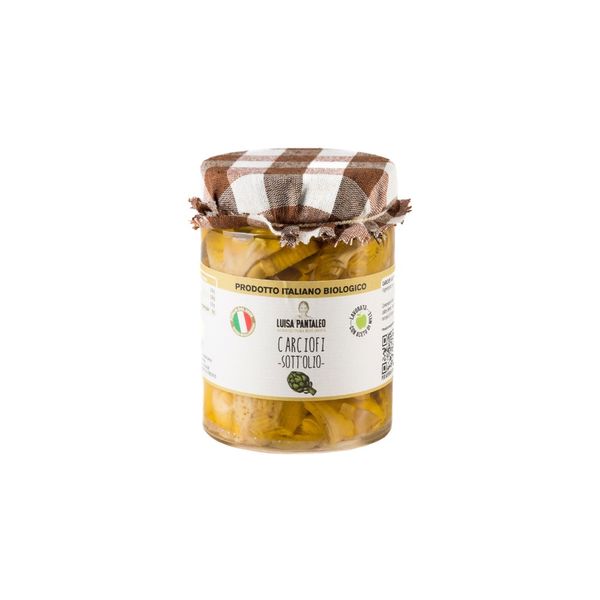 Luisa Pantaleo Organic Artichokes in Oil, Made in Italy from Italy supplied by Pantaleo Agricoltura - Field Fresh Artichoke