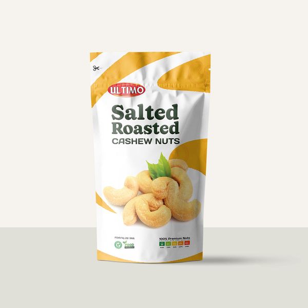 ULTIMO CASHEW NUTS - Salted Roasted Nuts from Ghana supplied by AgroKings Limited - Roasted - Salted Cashew Nut Kernel