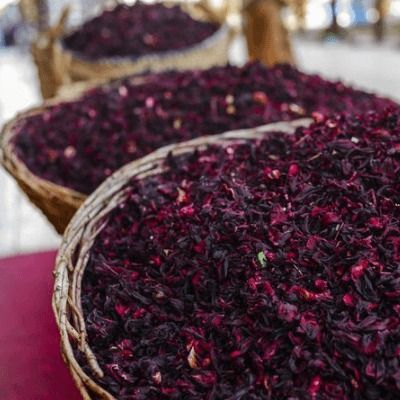 Hibiscus Flower from 나이지리아 supplied by AfriVirgin Ltd - Dried (=Dehydrated) 히비스커스