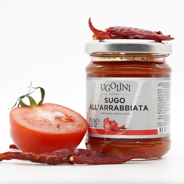 Arrabbiata sauce, gluten-free tomato pulp sauce 180 gr from 이탈리아 supplied by Truffleat - 핫소스