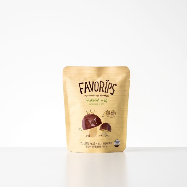 FAVORIPS Shiitake Mushroom Snack from 대한민국 supplied by TRUSTFARM Co., Ltd - 표고버섯