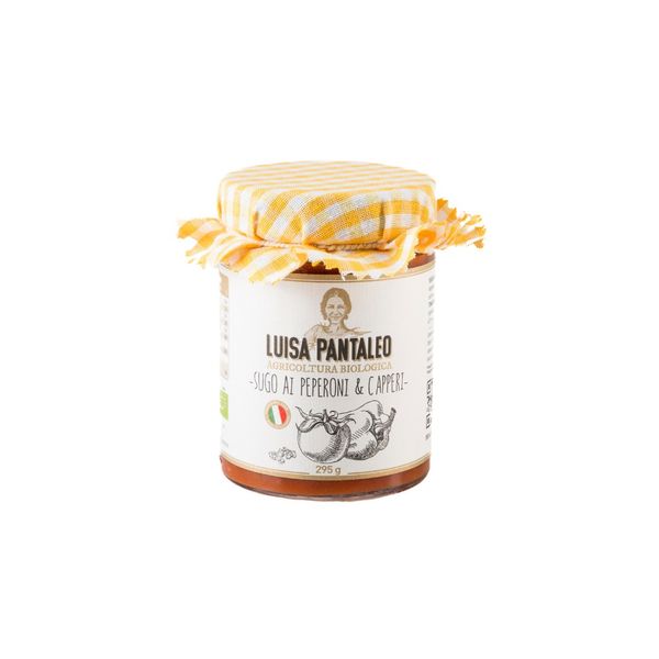 Luisa Pantaleo Organic Pepper and Caper Sauce, Made in Italy from 이탈리아 supplied by Pantaleo Agricoltura - 빨간색 토마토소스