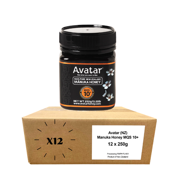 Manuka Honey MGO250 250g | 10+ (Carton) from 뉴질랜드 supplied by Avatar Manuka Honey NZ Ltd - NPA 10 꿀