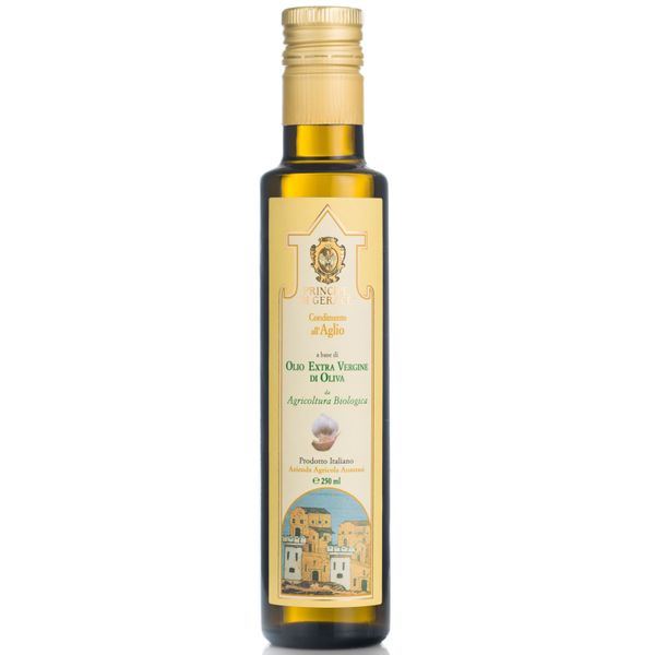 Principe di Gerace® Organic Garlic Infused Extra Virgin Olive Oil, 100% Product of Italy from 이탈리아 supplied by Mediterranea Foods - Extra Virgin Premium 올리브유