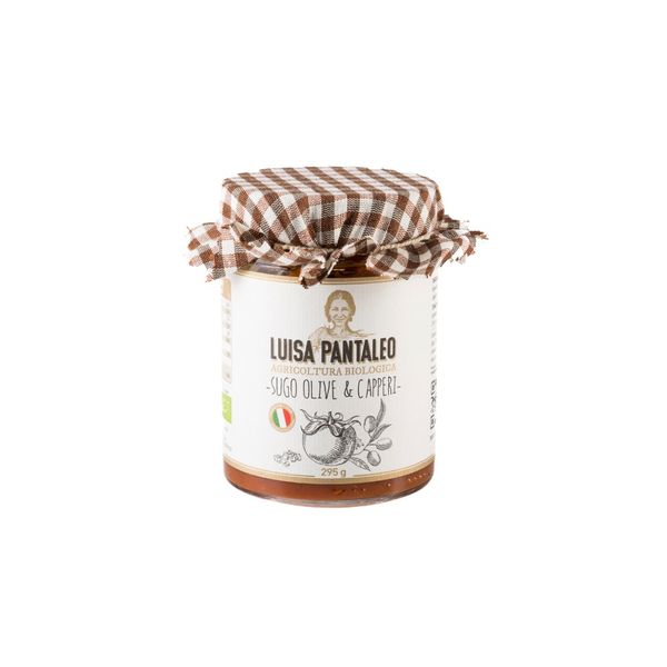 Luisa Pantaleo Organic Olive and Caper Sauce, Made in Italy from 이탈리아 supplied by Pantaleo Agricoltura - 빨간색 토마토소스