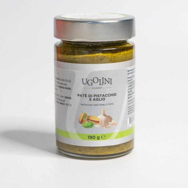 Pistachio and garlic paté 190 gr from 이탈리아 supplied by Truffleat - Canned or Jarred Pistachio