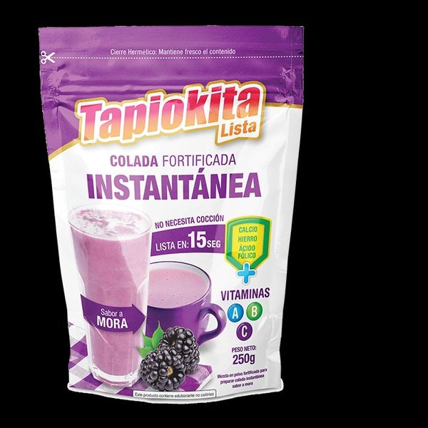 Tapiokita Lista – Instant Blackberry Colada (250g) from 에콰도르 supplied by Incremar CIA. LTDA. - 인스턴트 분말 음료