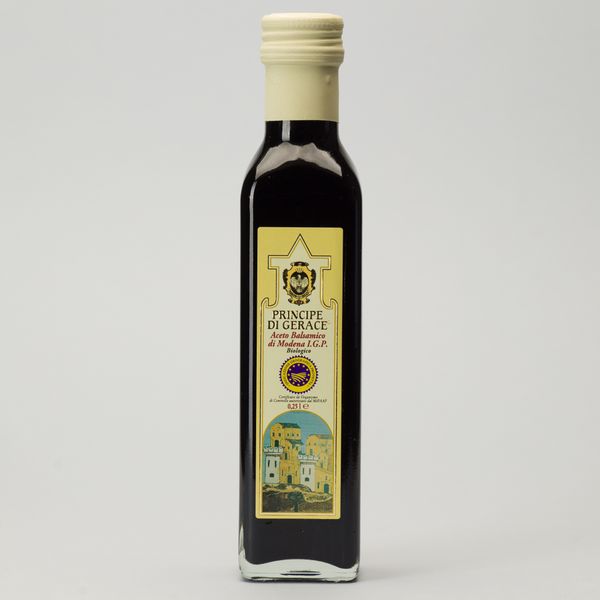 Principe di Gerace® Balsamic vinegar of Modena from Italy supplied by Mediterranea Foods - Organic Balsamic Vinegar