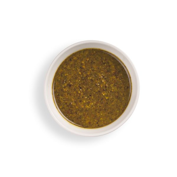 PESTO DI “PISTACCHIO VERDE DI BRONTE D.O.P.” IN OLIO EXTRA VERGINE D’OLIVA from 이탈리아 supplied by Evergreen - Green 혼합 시즈닝