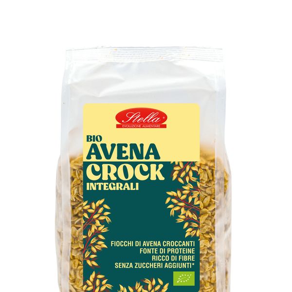 Avena Crock Wholegrain Bio - Oat Toasted Flakes from 이탈리아 supplied by Stella Foods - Toasted 귀리