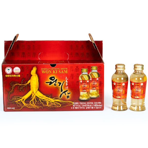 Won Ki Sam (Korean Ginseng Drink) from 대한민국 supplied by Cheil General Food Co., Ltd - Asian Ginseng (=Chinese Ginseng=Korean Ginseng=Panax ginseng) 인삼