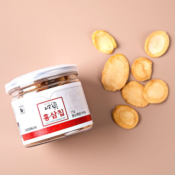 RealGin Ginseng Chips from 대한민국 supplied by Geumsan Ginseng Cooperatives - Jar 인삼 가공품