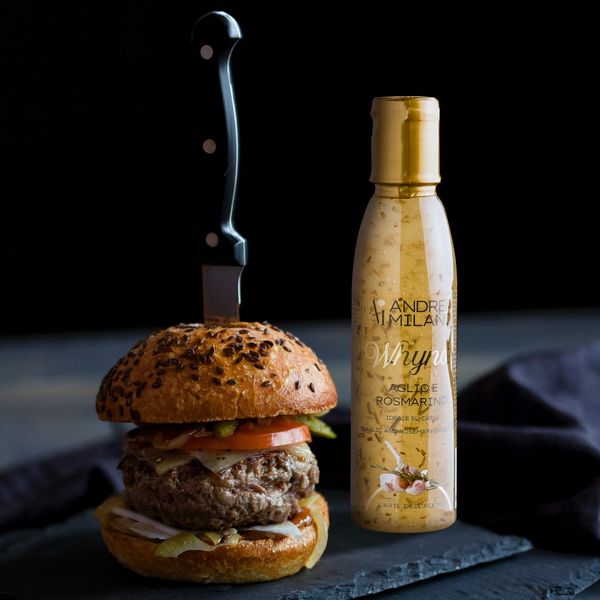 Whynot Garlic and Rosemary Glaze from 이탈리아 supplied by Acetificio Andrea Milano srl - Vinaigrette - Creamy Balsamic 샐러드 드레싱