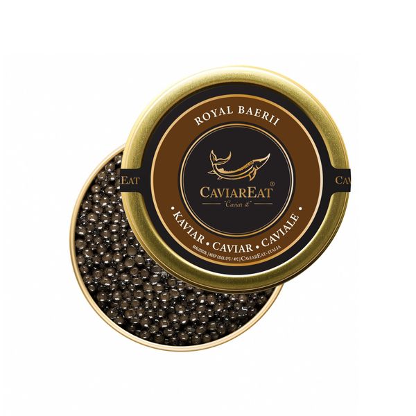 Caviar Royal Baerii from 이탈리아 supplied by Truffleat - Farmed (=Captive Bred=Cultured) 캐비아