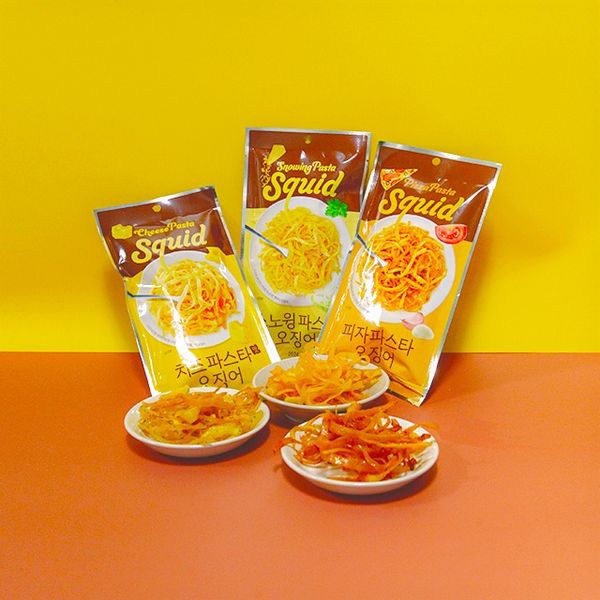 Pasta Squid Snacks from 대한민국 supplied by Namdo Soban Inc. - 기타 수산물 가공품