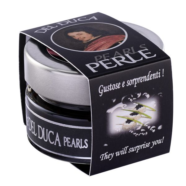 Black Pearls with Balsamic Vinegar of Modena from 프랑스 supplied by Aceto Balsamico del Duca di Adriano Grosoli srl - Balsamic Vinegar