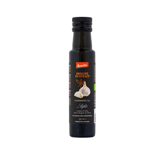 Principe di Gerace® Biodynamic Garlic Infused Extra Virgin Olive Oil, Demeter certified, 100% Product of Italy from 이탈리아 supplied by Mediterranea Foods - Extra Virgin Premium 올리브유