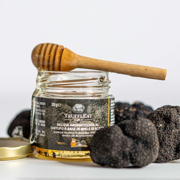 Acacia honey and summer truffle 120 gr from 이탈리아 supplied by Truffleat - 꿀