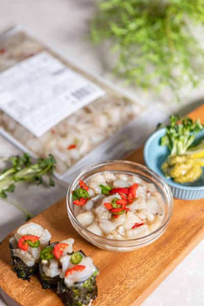Tako Wasabi from 태국 supplied by C.K. GLOBAL CO., LTD. - 문어 가공품