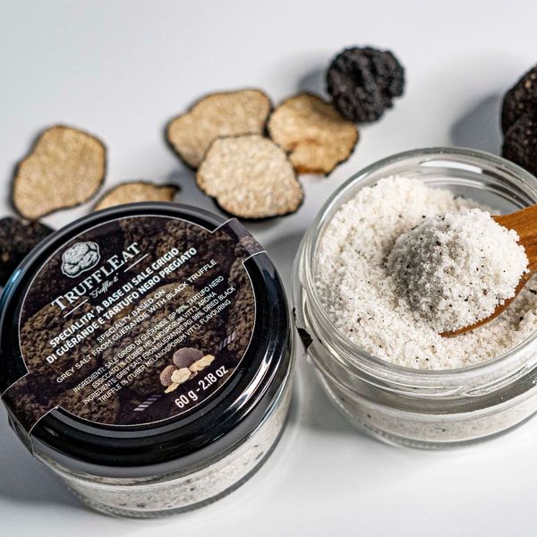Guérande grey salt and black truffle 60 gr from 이탈리아 supplied by Truffleat - 트러플 소금