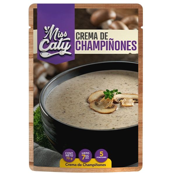 Miss Caty – Mushroom Cream Soup from 에콰도르 supplied by Incremar CIA. LTDA. - 버섯 가공품