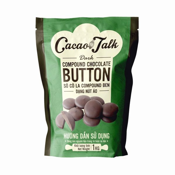 DARK COMPOUND CHOCOLATE BUTTON · VIETNAM from 베트남 supplied by FANCY FOODS MANUFACTURE TRADING COMPANY LIMITED - Black 초콜릿